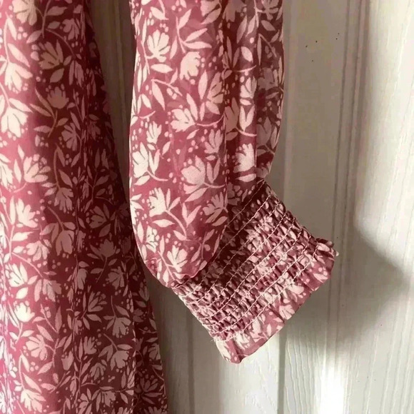 Anthropologie Gal Meets Glam Wimberly Smocked Mini Dress. Size 4 P - Picture 11 of 16